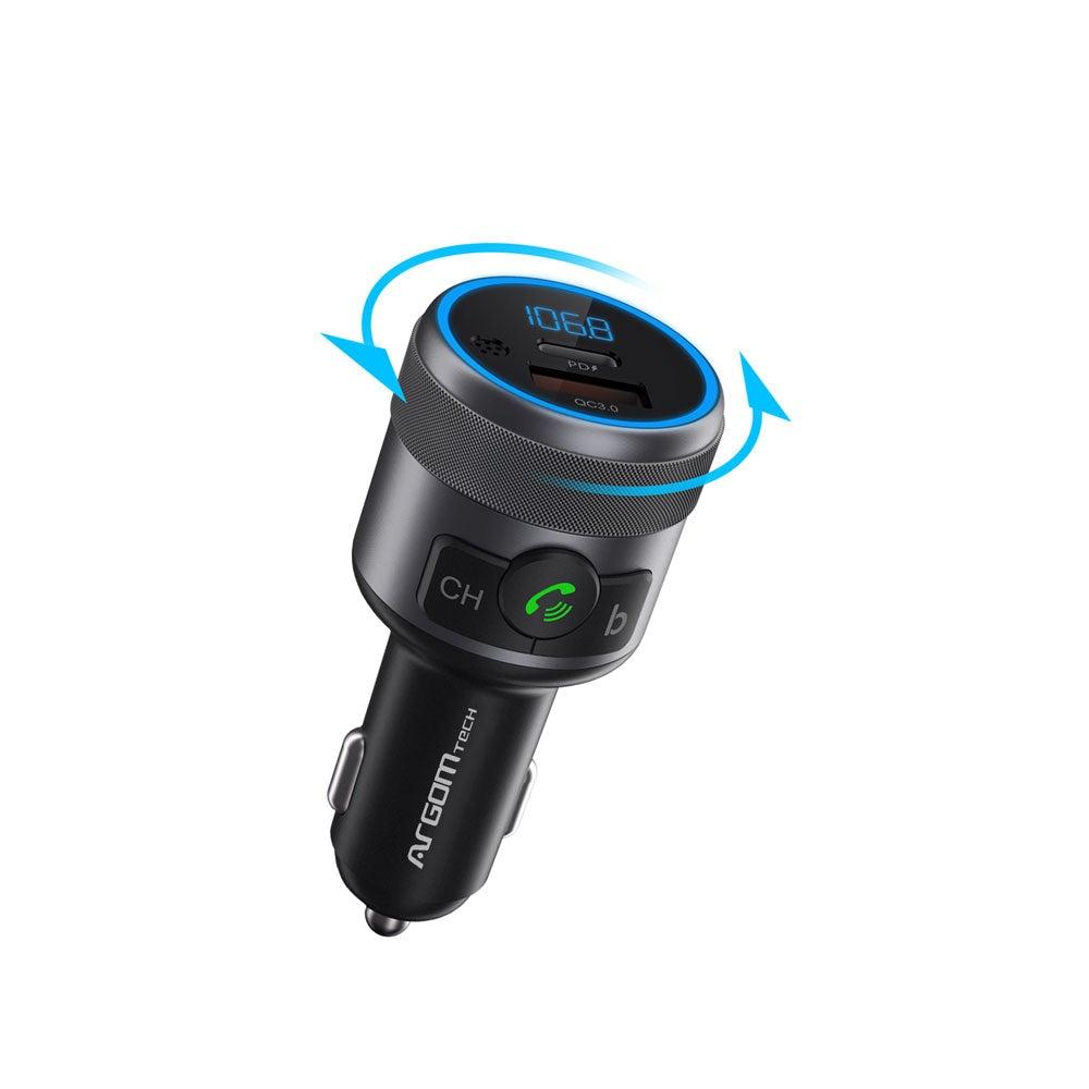 CONECTOR BLUETOOTH P-CARRO DOS PUERTOS DE CARGA RÁPIDA, MEGA BAJOS