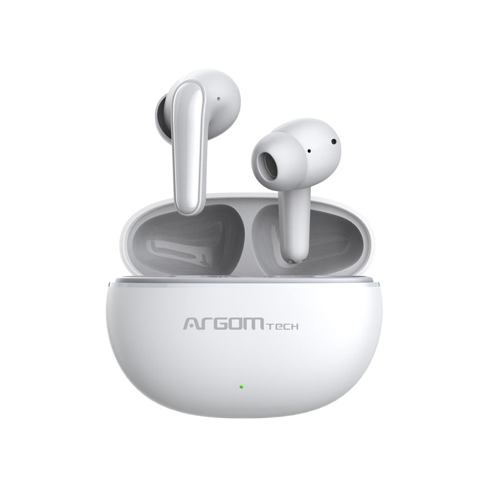 ARGOM SKEIPODS E21 - AUDIFONOS BT CON ANC/ENC DUAL BLANCO