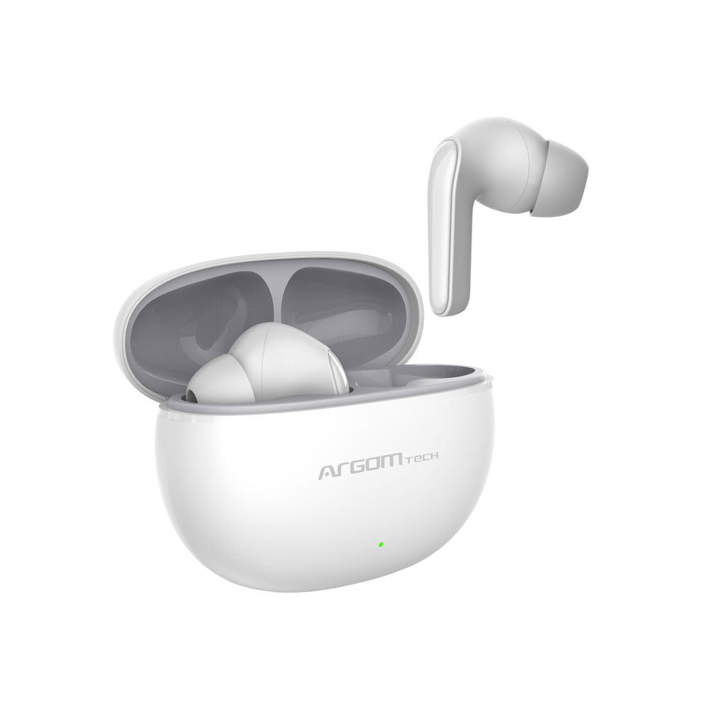 ARGOM SKEIPODS E21 - AUDIFONOS BT CON ANC/ENC DUAL BLANCO