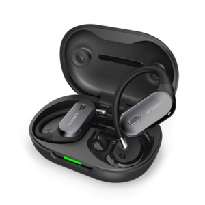 ARGOM SKEIPODS E90 - AUDIFONOS CON IA ENC, DISEÑO OPEN-EAR COLOR NEGRO