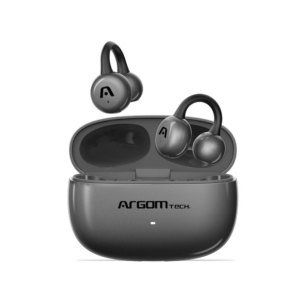 ARGOM SKEIPODS E40 GRIS PLOMO - AUDIFONOS BT, ENC CON IA, OPEN EAR, 19+6H