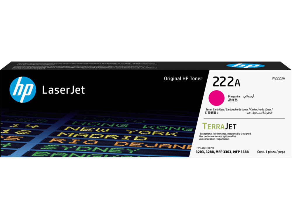 HP 222A Yel LJ Toner Cartridge
