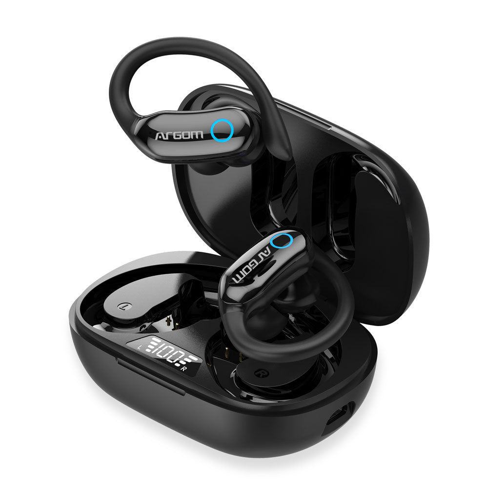 ARGOM SKEIPODS E95 - AUDIFONOS DEPORTIVOS BT CON ENC AI NEGRO