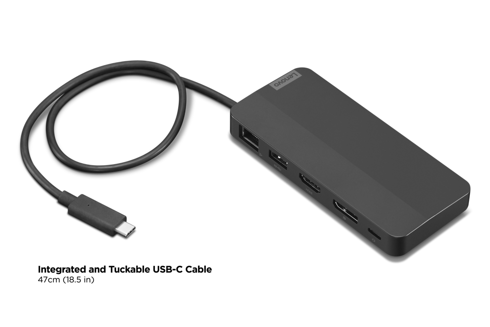 Lenovo USB-C Dual Display Travel Dock
