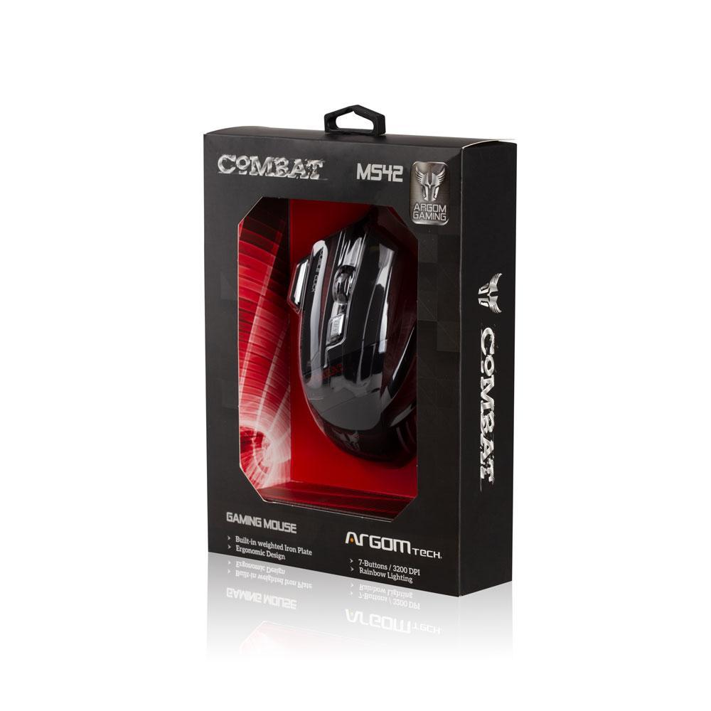 GAMING MOUSE COMBAT ARGOM USB BLACK