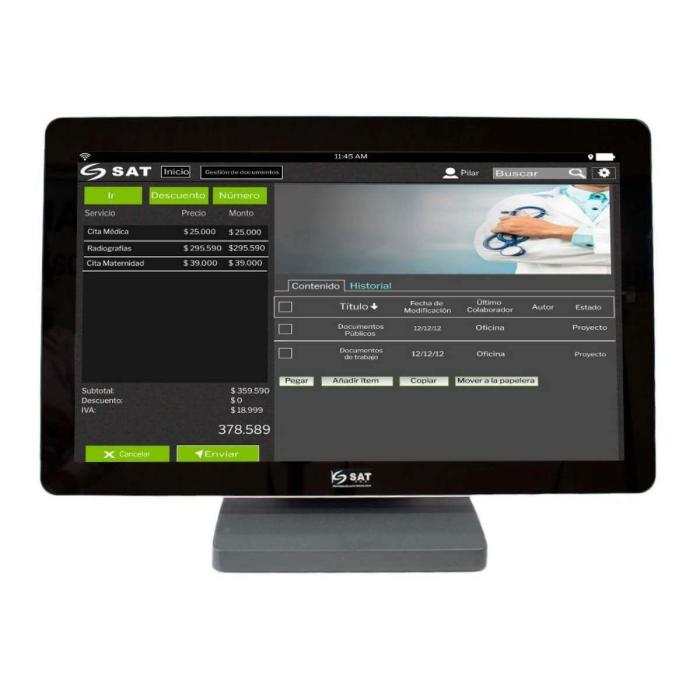 MONITOR TOUCH SAT 2013FPH 21 CAPACITIVO VGA HDMI