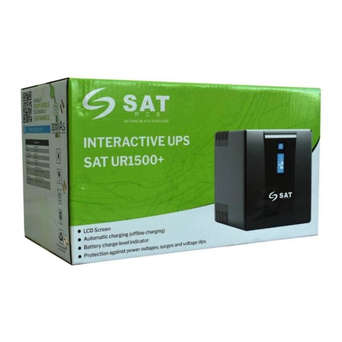 Ups Interactiva LED 1500va SAT UR1500+LCD 900W