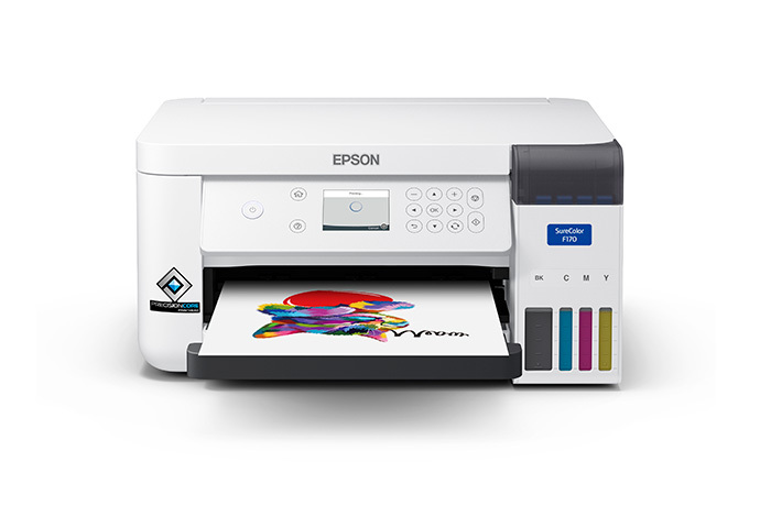 Epson SureColor F170 - Impresora - color - sublmación de color - rellenable - 216 x 1199 mm - 1200 x 600 ppp - capacidad: 150 hojas - USB 2.0, Wi-Fi(n), LAN