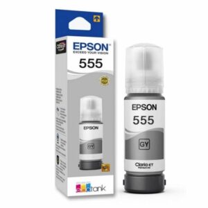 Epson T555 - Gris foto - original - recarga de tinta - para EcoTank L8160, L8180