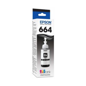 Epson T664 - 70 ml - negro - recarga de tinta - para Epson L110, L200, L310, L380, L395, L495, L575, L606, L655, L656, L1300, L1455
