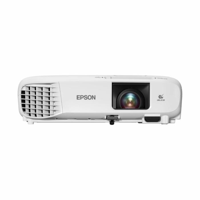 Epson PowerLite 119W - Proyector 3LCD - portátil - 4000 lúmenes (blanco) - 4000 lúmenes (color) - WXGA (1280 x 800) - 16:10 - LAN