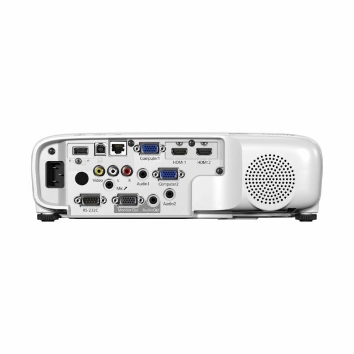 Epson PowerLite 119W - Proyector 3LCD - portátil - 4000 lúmenes (blanco) - 4000 lúmenes (color) - WXGA (1280 x 800) - 16:10 - LAN