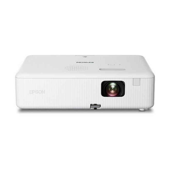 Epson EpiqVision Flex CO-W01 - Proyector 3LCD - portátil - 3000 lúmenes (blanco) - 3000 lúmenes (color) - WXGA (1280 x 800) - 16:10 - 720p - con 1 año de Epson Extra Care Home Service
