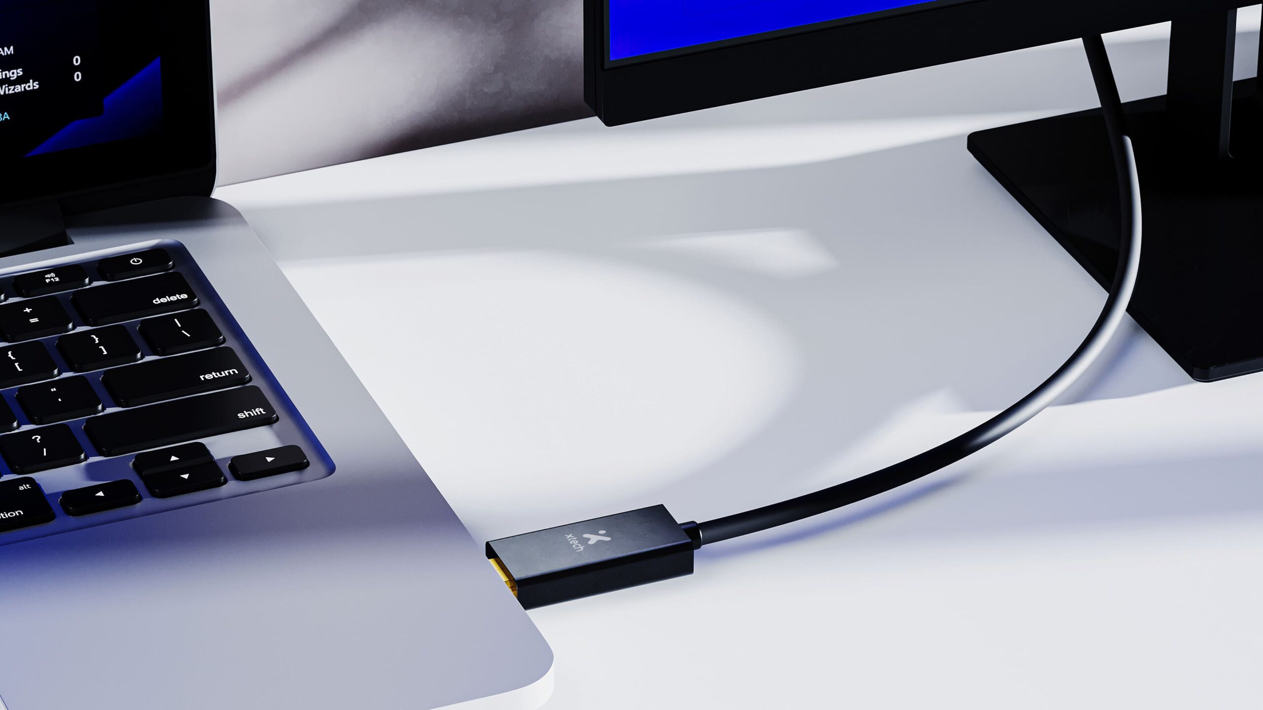Xtech - Display cable - DisplayPort DP - HDMI - 3 m - Black - DP (m) to HDMI (m) XTC-359