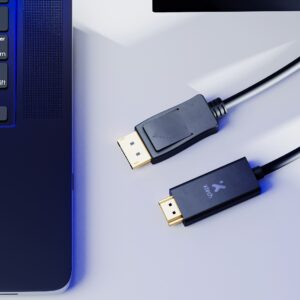 Xtech - Display cable - DisplayPort DP - HDMI - 3 m - Black - DP (m) to HDMI (m) XTC-359