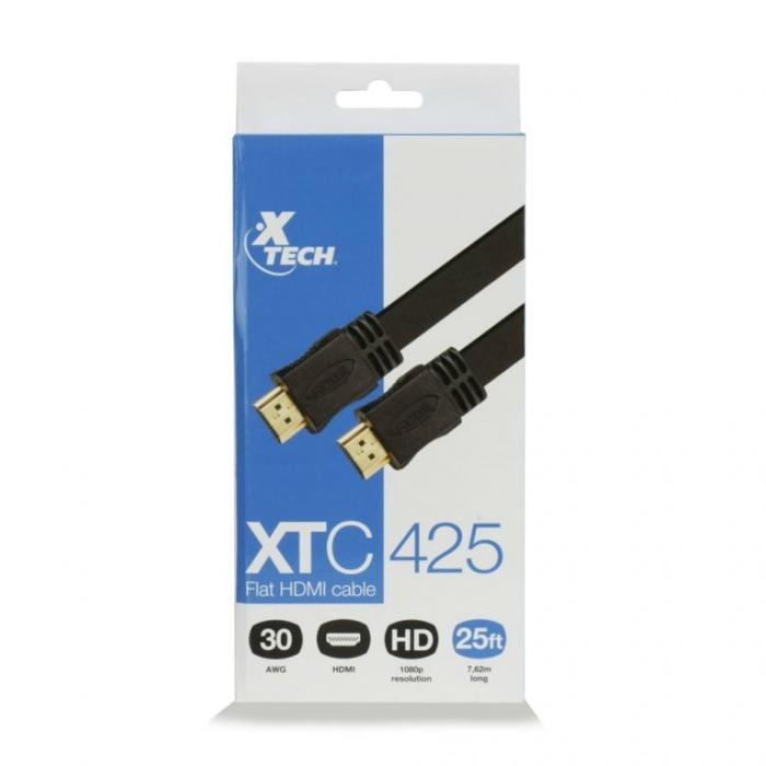 Cable HDMI 25ft/7.62metros, 4K Ultra Hd, 30 AWG, XTC-425