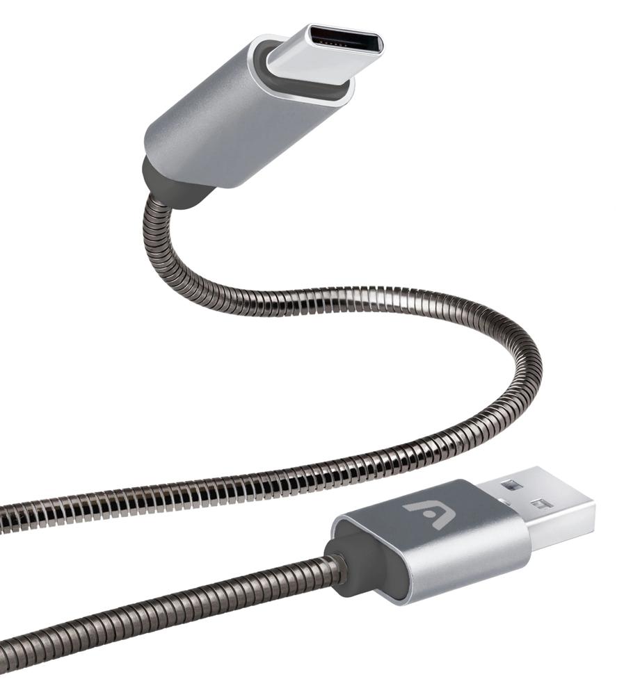 CABLE ARGOM DURA SPRING TYPE-C TO USB 2.0