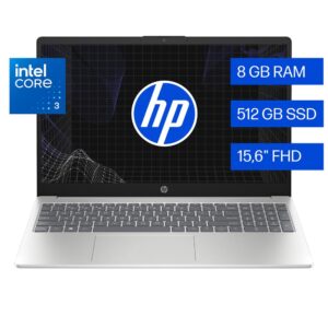 HP NB 15-fd0331la 15,6" FHD Core 3-100U 8GB 512GB Win11 Home Gamepass Silver