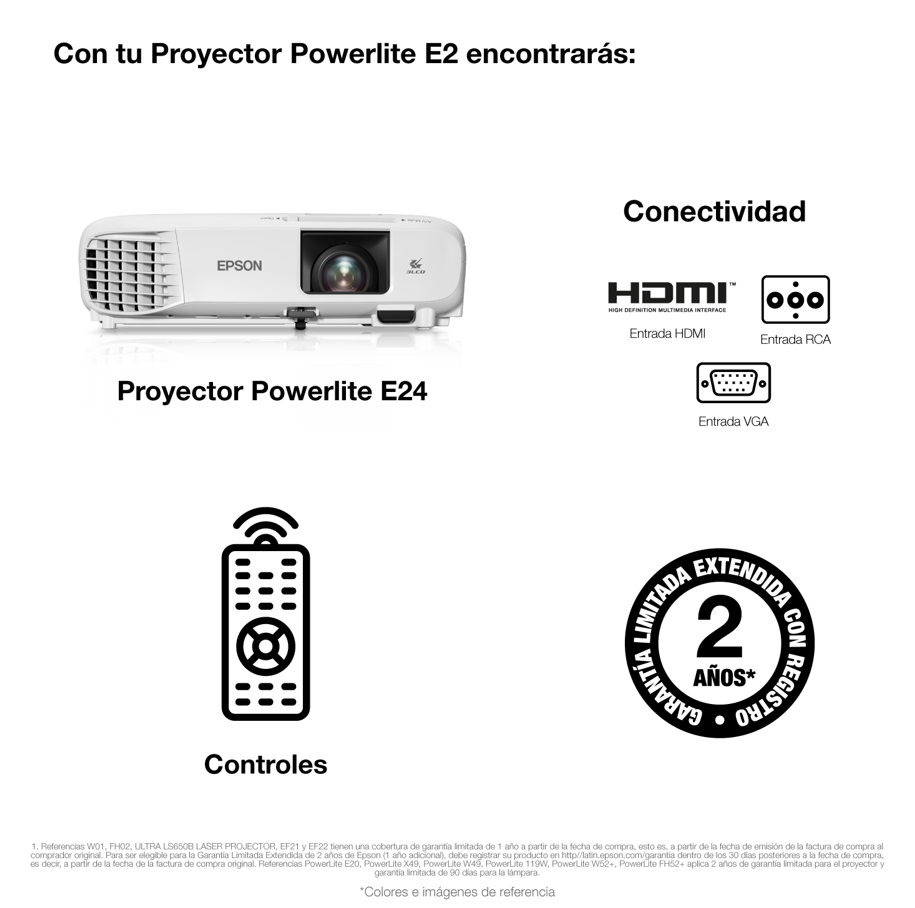 Epson - E24 - Projector Powerlite