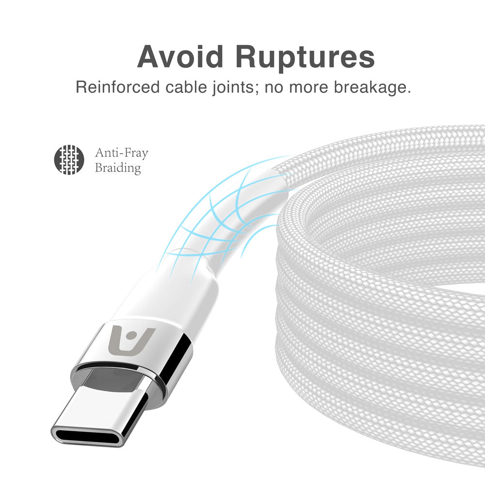 PACK CARGADOR VOLTA P40 + CABLE USB-C A USB-C 1.8 MT/ 6FT BLANCO