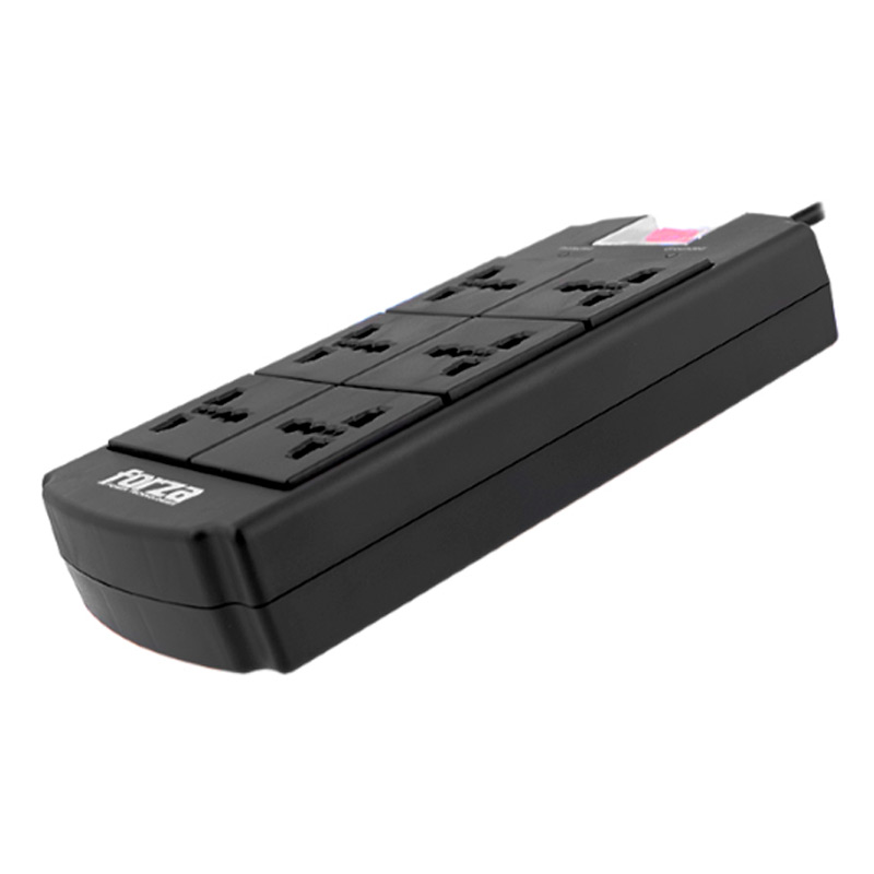 Forza Universal Surge Protector 6 outlet Nema plug 110/240V