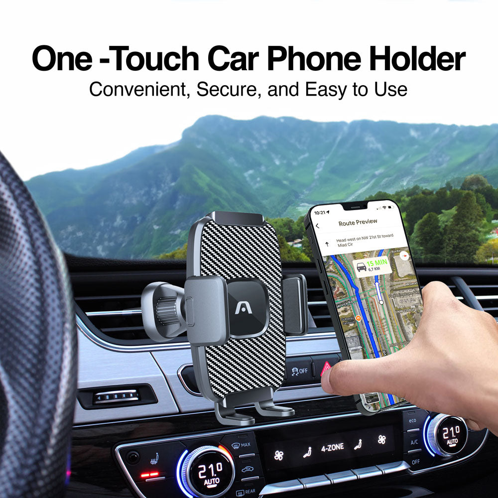 ARGOM- SOPORTE DE TELEFONO UN TOQUE PARA CARRO