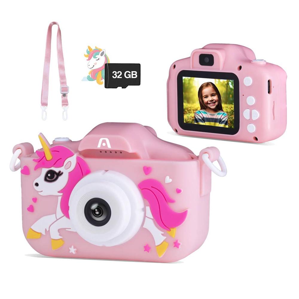 ARGOM MAGIC PIX 81 - CAMARA DIGITAL DE SELFIES PARA NIÑOS ROSADA