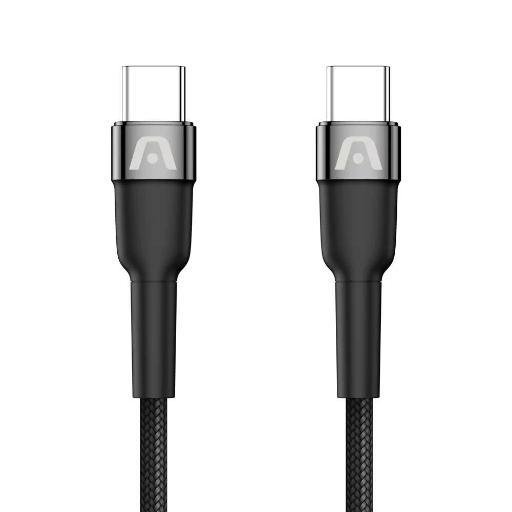 CABLE TYPE-C TO TYPE-C 100W NYLON