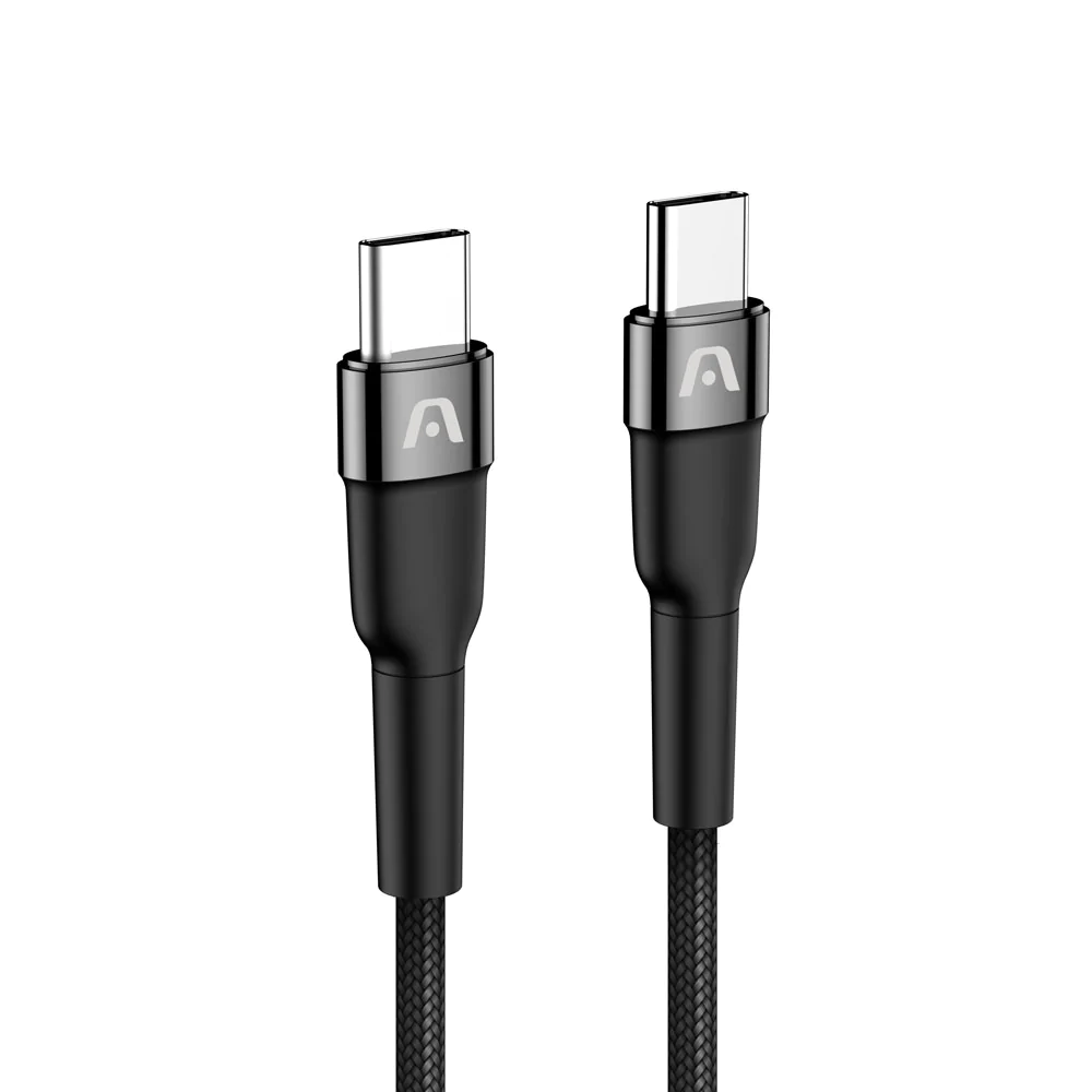 CABLE TYPE-C TO TYPE-C 100W NYLON