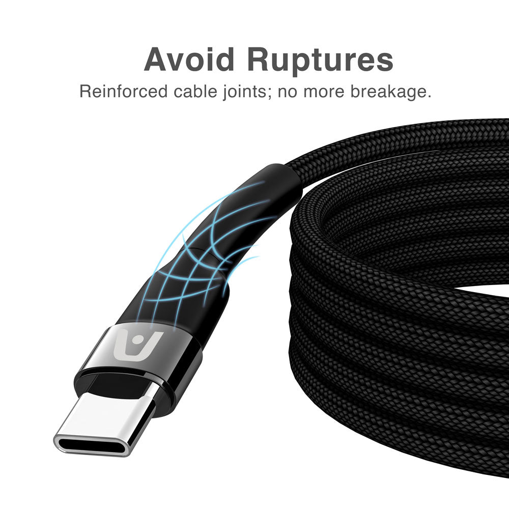 CABLE ARGOM DE CARGA ULTRARRÁPIDA DURASPEED TIPO C A C DE 240W 3M/10FT NEGRO