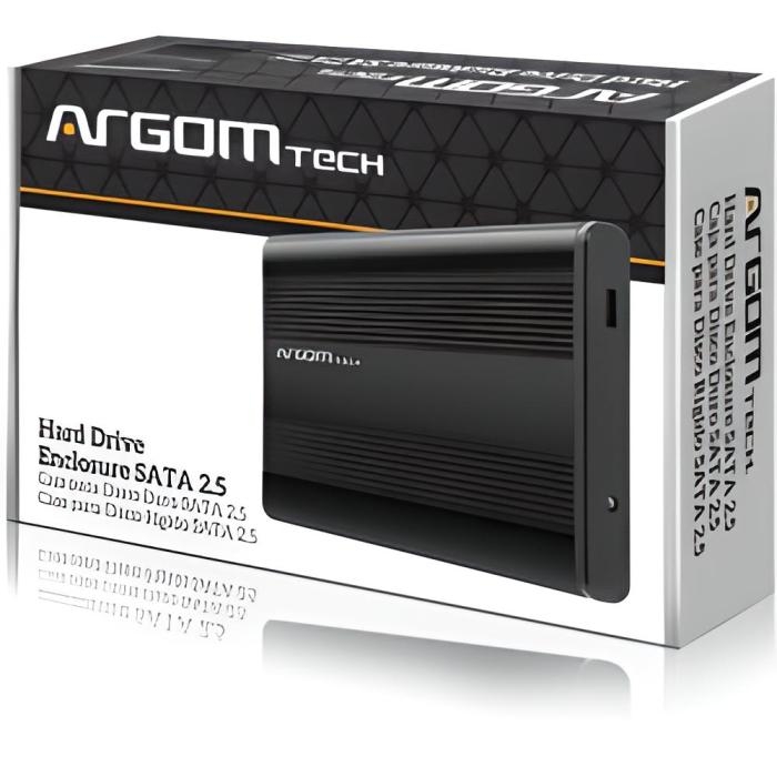 Enclosure Argom  para disco duro 2.5" SATA a  USB 2.0