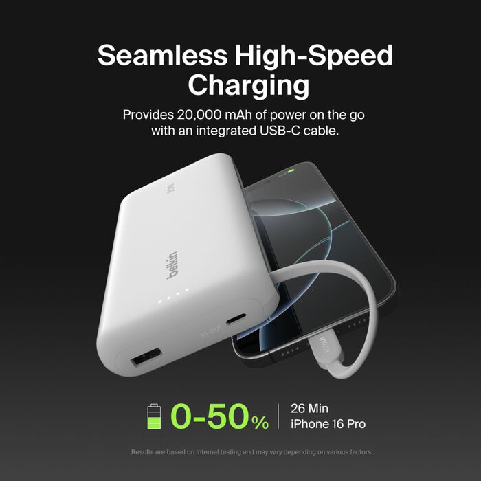 Belkin - Power bank - Lithium - Para iPhone 13