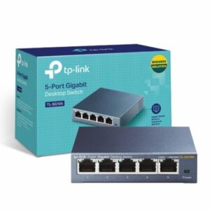 TP-Link TL-SG105 5-Port Metal Gigabit Switch - Conmutador - sin gestionar - 5 x 10/100/1000 - sobremesa