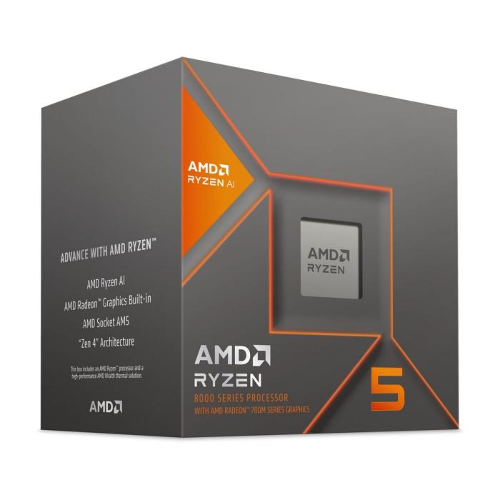 PROCESADOR AMD RYZEN 5 8600G 8VA GEN 4.3 GHZAM5 100-100001237BOX