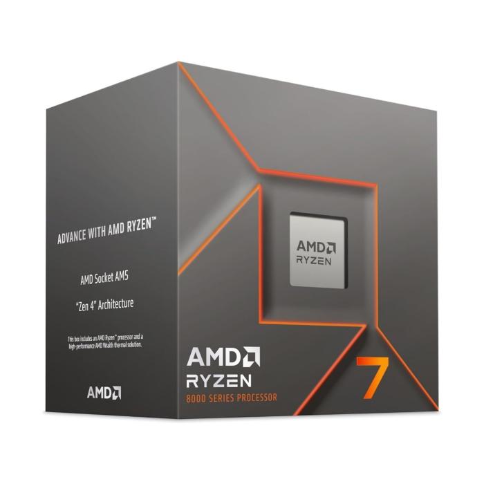 PROCESADOR AMD RYZEN 7 8700F 8VA GEN 4.1 GHZ AM5 100-100001590BOX
