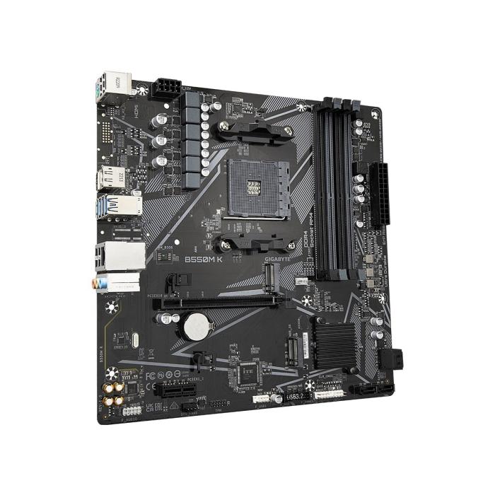 TARJETA MADRE GIGABYTE B550M K AM4 MICRO-ATX DDR4