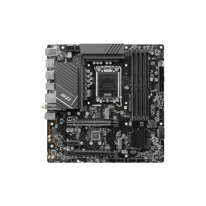 TARJETA MADRE MSI PRO B760M-A WIFI LGA1700 MICRO-ATX DDR5 911-7D99-007