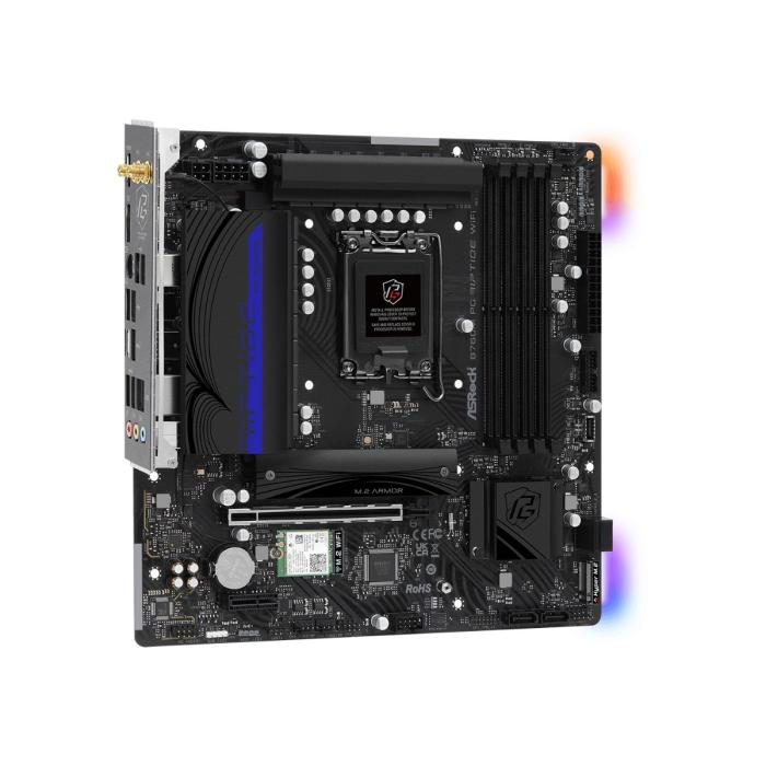 TARJETA MADRE ASROCK B760M PG RIPTIDE WIFI LGA1700 MICRO-ATX DDR5 MB-B760MPGRIPW
