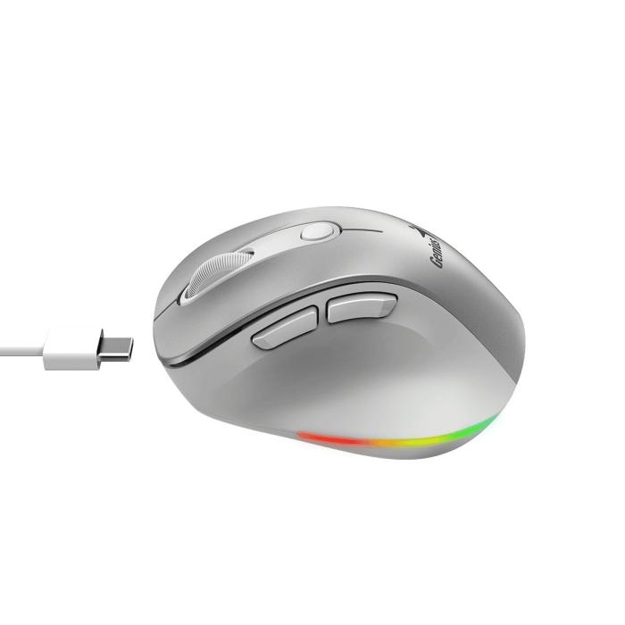 MOUSE GENIUS RGB RS2 ERGO 9000S PRO INALÁMBRICO CON RECEPTOR 2400 DPI 31030039402