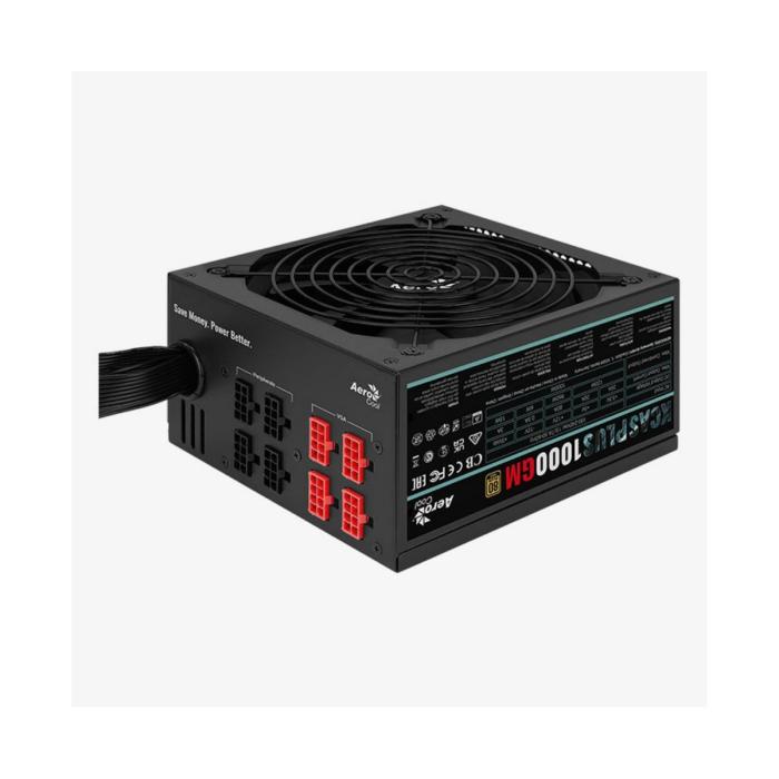 FUENTE DE PODER AEROCOOL1000GM KCAS PLUS 1000W 80 PLUS GOLD SEMI MODULAR ATX ACPG-KPK0FUC.12
