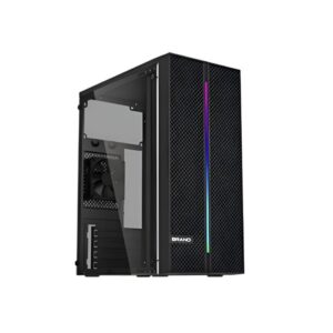 CASE EAGLE WARRIOR CG12ANRA001C MINI TOWER SIN VENTILACIÓN INCLUIDA CON PANEL LATERAL NEGRO