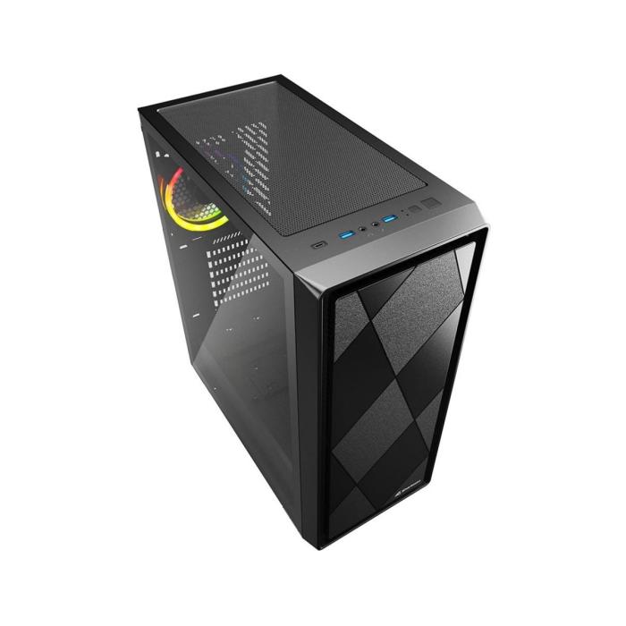 CASE GAMING RGB SHARKOON VS8 MID TOWER VENTILADORES 3 DE 120MM CON VIDRIO LATERAL 4044951039081
