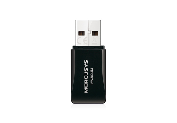 ADAPTADOR MERCUSYS MW300UM USB MINI INALAMBRICO N300 MW300UM (EU)