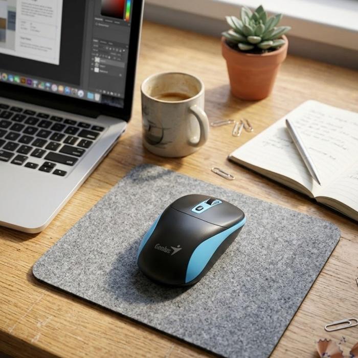 MOUSE GENIUS NX-7123 INALAMBRICO CON RECEPTOR 1200DPI 31030043400