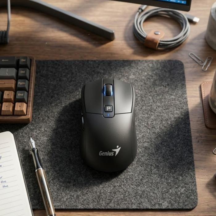 MOUSE GENIUS NX-8280S BT INALÁMBRICO BLUETOOTH / 2.4GHZ 3200 DPI 31030052400 NEGRO