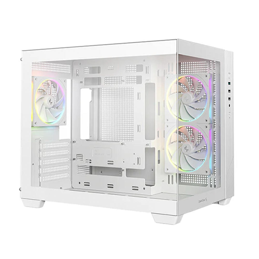 CASE DEEPCOOL CG330 3F WH MID TOWER VENTILADORES 3 DE 120MM R-CG330-WHNGM3-G