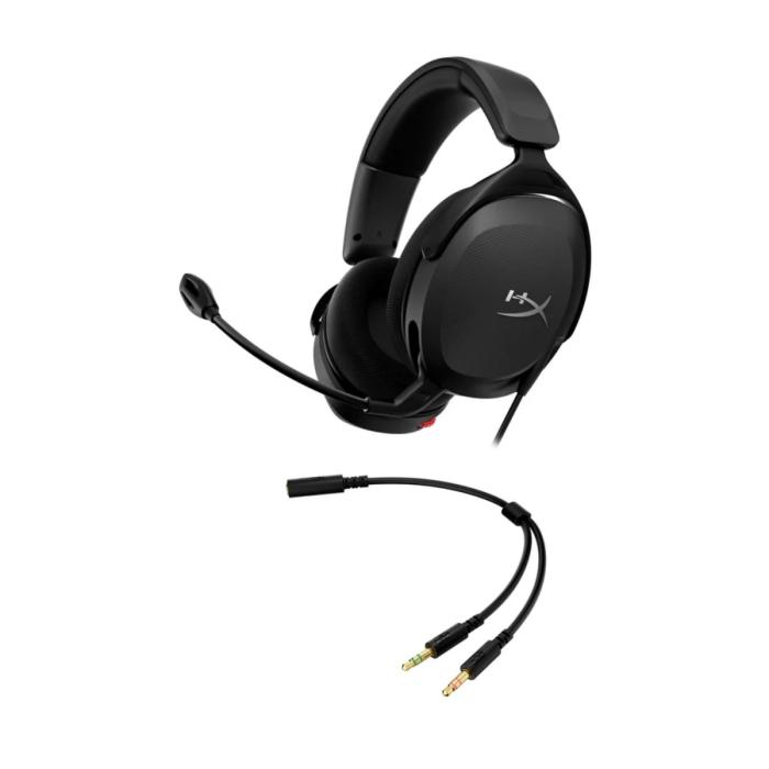 HyperX Cloud Stinger 2 Core - Auricular - tamaño completo - cableado - negro - para Victus by HP Laptop 15, 16; EliteDesk 800 G6; Laptop 17; Pavilion x360 Laptop