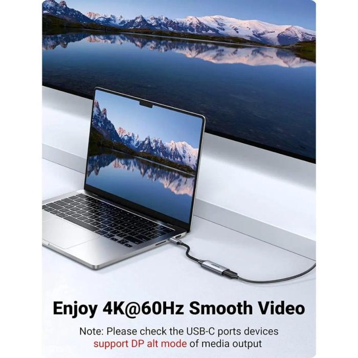 ADAPTADOR UGREEN CM297 USB-C A HDMI 70444