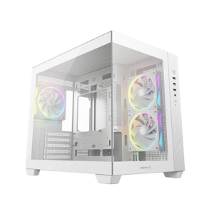 CASE DEEPCOOL CG330 3F WH MID TOWER VENTILADORES 3 DE 120MM R-CG330-WHNGM3-G