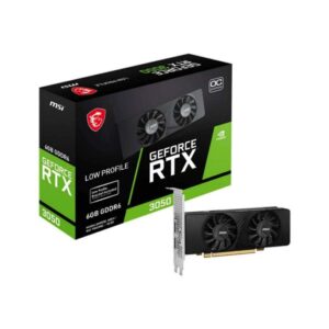 TARJETA DE VIDEO MSI GEFORCE RTX 3050 LP 6G OC GDDR6 1492 MHZ 912-V812-023